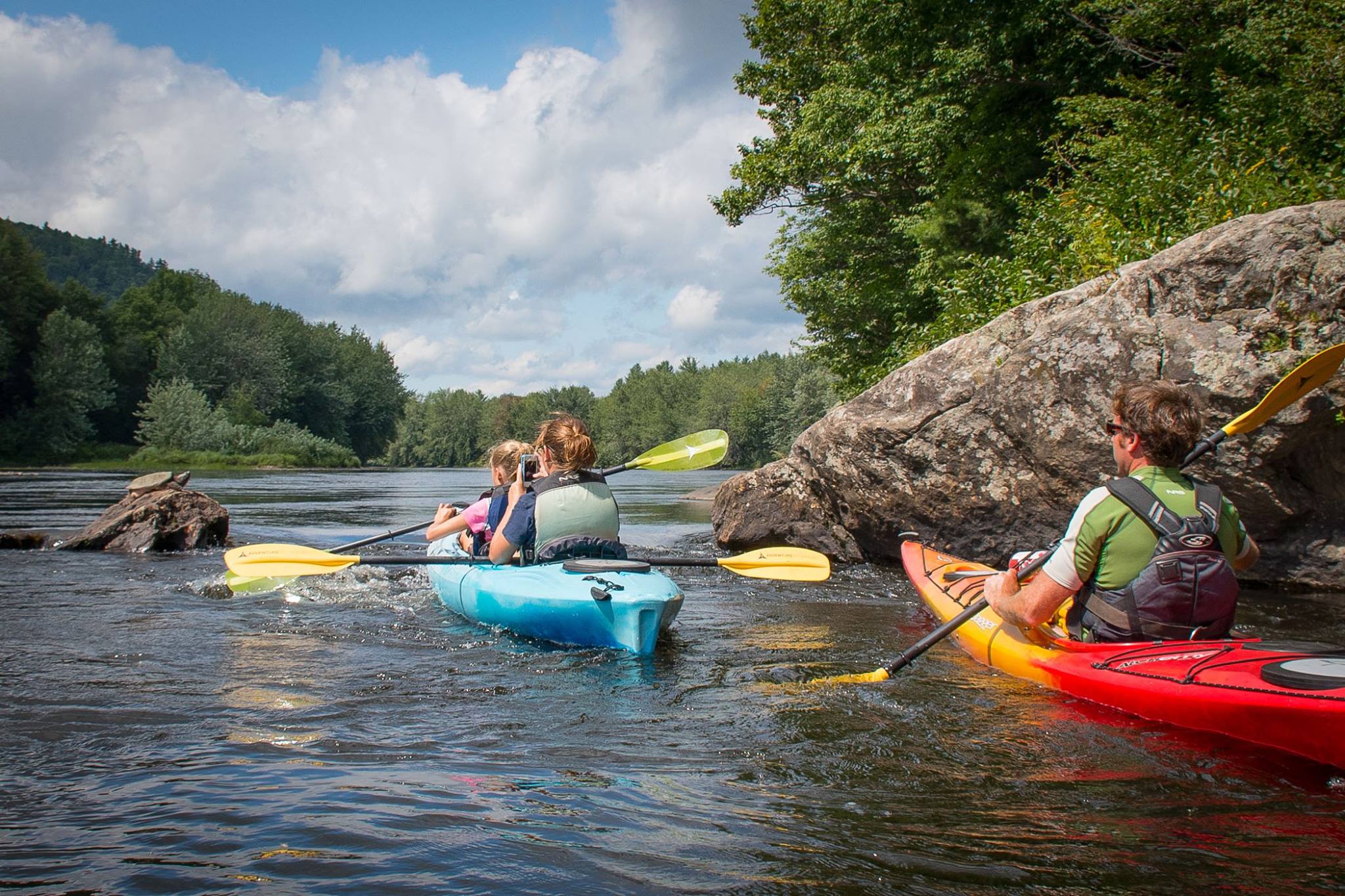 Kayakingin Northern NH